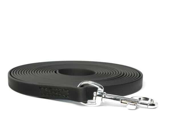 15' Black BioThane Leash