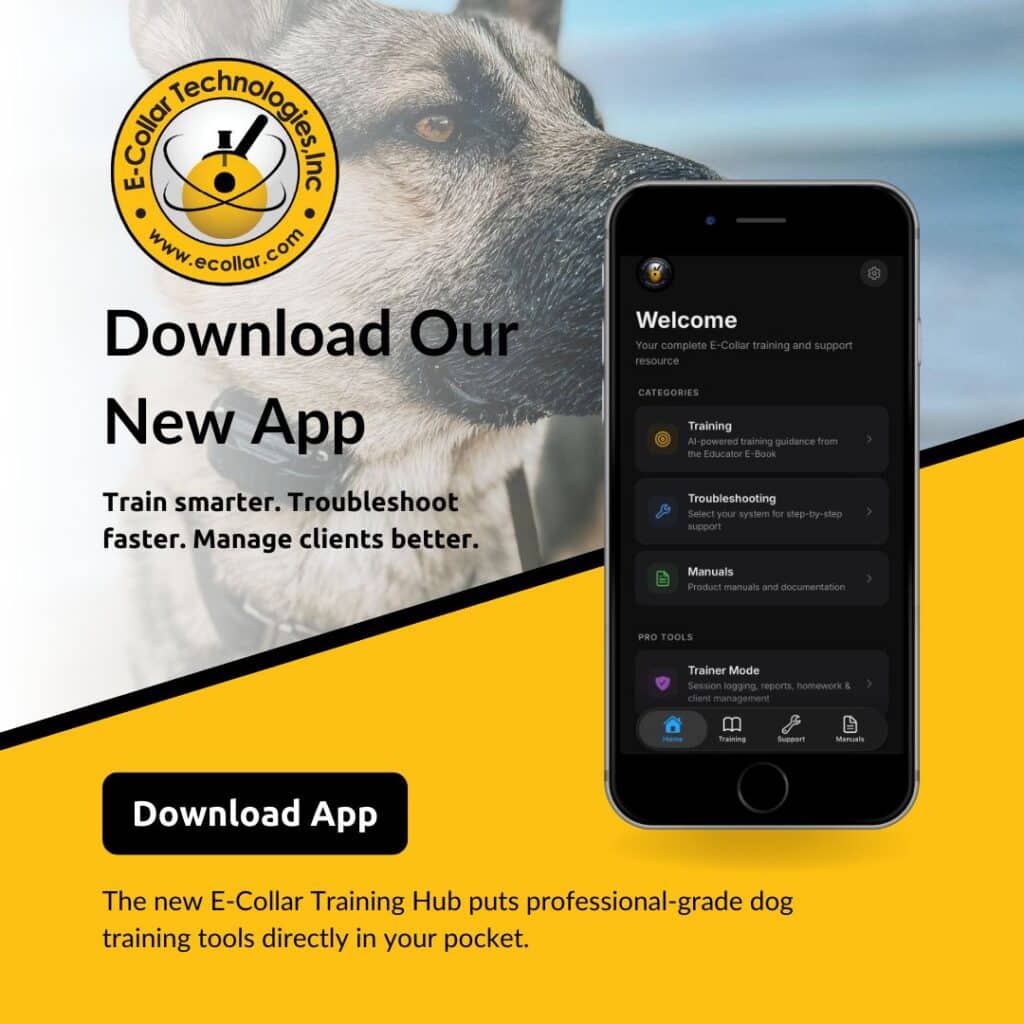 E-Collar Technologies Training Hub App